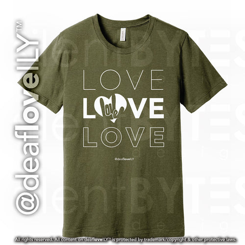 PREORDER OFFER! Enduring LOVE Tee :: Olive Green