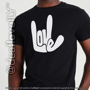 Original LOVE/ILY T-Shirt (Adult) :: Black/White