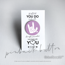 deafloveILY Logo Buttons (1.25") : 15 Colors to Choose From!