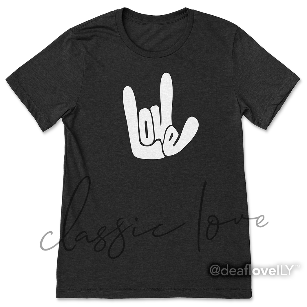 Classic LOVE/ILY T-Shirt :: Assorted Colors