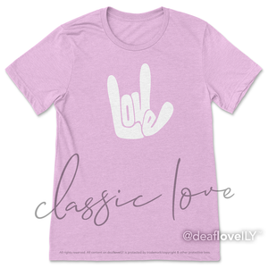Classic LOVE/ILY T-Shirt :: Assorted Colors