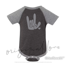 LOVE/ILY Baseball Jersey Bodysuit (Baby) : Various Colors