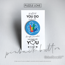deafloveILY Logo Buttons (1.25") : 15 Colors to Choose From!