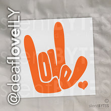 LOVE / ILY Vinyl Stickers - 16 Colors!