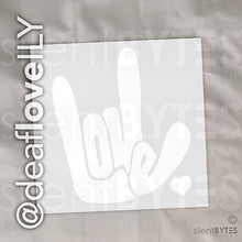 LOVE / ILY Vinyl Stickers - 16 Colors!